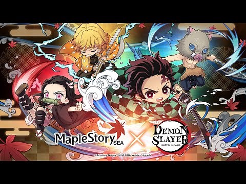 MapleStorySEA x Demon Slayer: Kimetsu no Yaiba Animation Collaboration