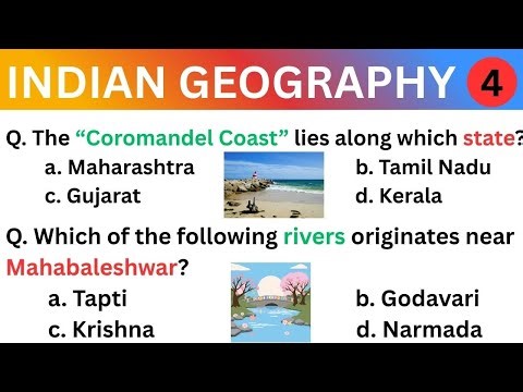 Indian Geography Quiz | Most Important MCQs for SSC, UPSC, Railway