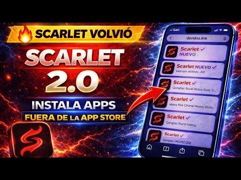 SCARLET IS BACK 😱! Install Apps OUTSIDE the APP STORE on ANY iOS Version (iPHONE and iPad)
