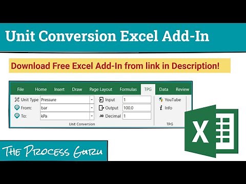 Unit Conversion Excel Add-In