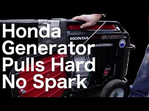 No Spark? Hard To Pull? Do THIS On Your Honda EU6500is Generator