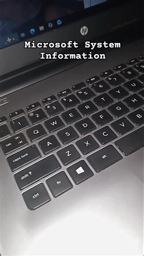 Cara Cek Microsoft System Information Di Laptop Hp Notebook PC #microsoft #system #information #pc