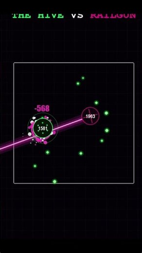The Hive vs Railgun #shorts #simulation #satisfying