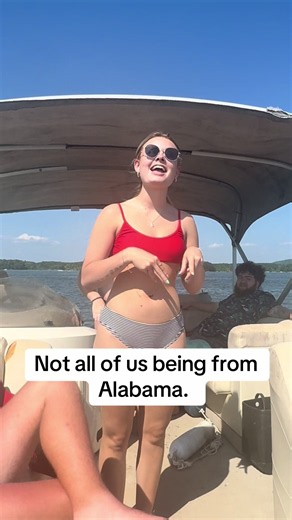 My Alabama born and raised child standing up to tell us a joke…. #alabamanative #alabama #daughter #summervibes