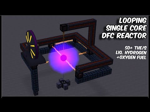 Looping Single Core DFC Reactor - More powerful than BDFC? || DFC Reactor Tutorial for HBMs Mod