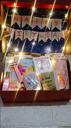 DIY Birthday Gift Hamper Box 🎁 | Best Birthday Gift for Best Friend | Handmade Surprise Gift Idea