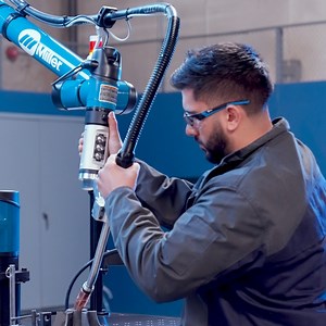 16K views · 149 reactions | Improved productivity. Pinpoint precision. The Copilot Cobot's AccuGuide™ feature gives you full control at your fingertips. https://bit.ly/4bKbBMz | Miller Welders | Facebook