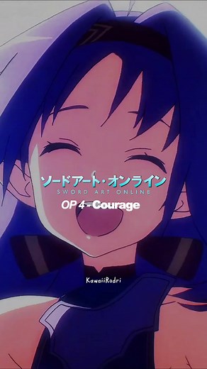 Sword Art Online Opening 4 - Courage by Haruka Tomatsu