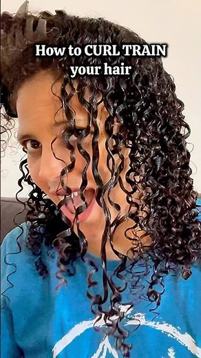 How to CURL TRAIN YOUR HAIR | This one thing has helped me more with curly hair than anything 🤯