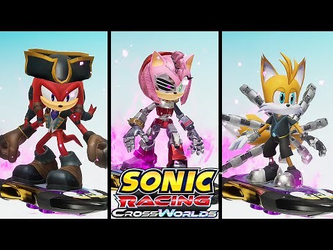 Sonic Racing: CrossWorlds - All Sonic Prime Character Showcase [4K]