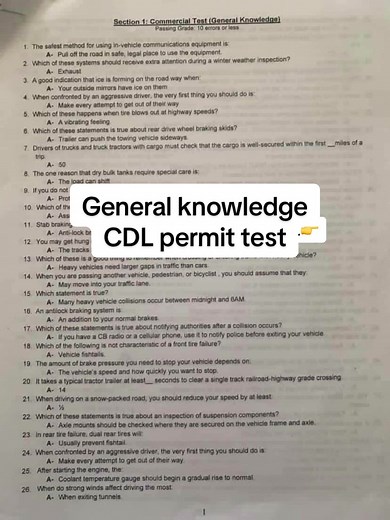 Passing the CDL Permit Test: Essential Tips and Insights