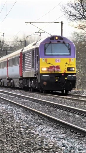 DBC class 67 67007 locomotive Christmas rail tour train 14/12/25 #train #railway