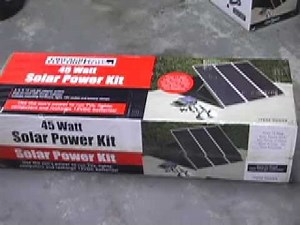 How to Assemble Harbor Freight Chicago Electrics 45 Watt Solar panel Array Kit