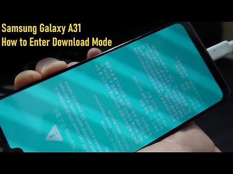 Samsung Galaxy A31 How to Enter Download mode