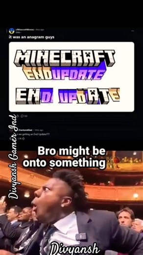 Minecraft END Update #shorts #minecraft #minecraftshorts #minecraftmemes