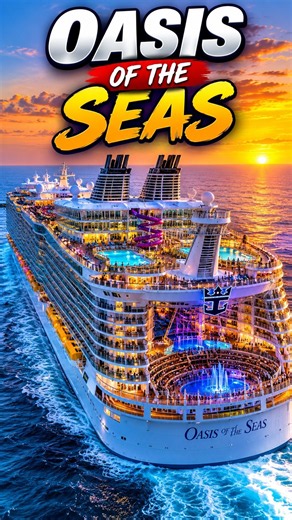 🚢 Oasis of the Seas – One of the Most Amazing Cruise Ships! 🌊🔥 #Shorts