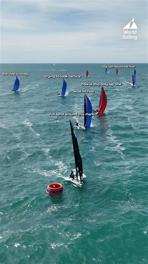 There is always plenty to ponder out on the water... ⛵️ What’s usually on your mind? 😅 #WorldSailing