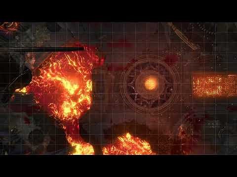 Lava Temple | D&D Animated Battle Maps (BG3)