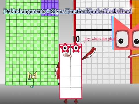 Dekindrangements + Sigma Function Numberblocks Band