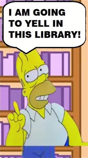 Yelling in the Library #shorts #chiknnuggit #ytp #edit