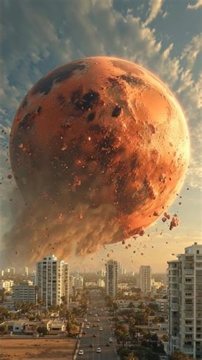 Asteroid Hits Earth 💥 | End of the World #shortsfeed #shorts