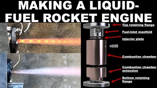 How I made a liquid fueled rocket engine! - Designing testing a small ethanol/oxygen rocket engine | Otto von Volkmann IV