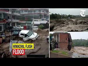 Flash floods in Dharamsala damage houses, vehicles
