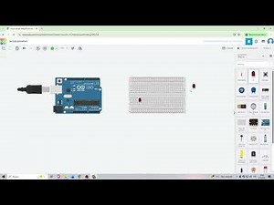 Simulation: Traffic light with Arduino, Platform: Tinkercad.