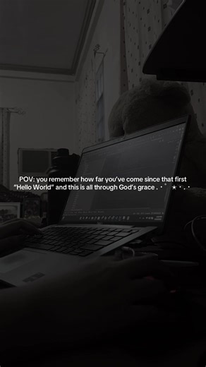 It all started with system.out.print(Hello World!”) 💡✨ #fyp #fypシ #girlintech #softwareengineer #godprovision ❤️