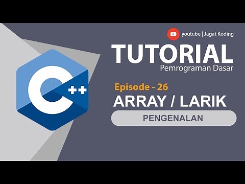 C++ 26 | Array | Pemrograman C++ Bahasa Indonesia