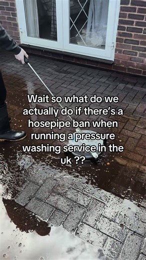 Pressure Washing During UK Hosepipe Bans