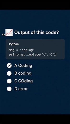 python programming on Instagram: "Comment your answer"
