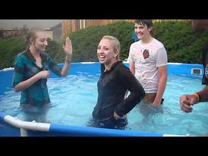 Saidie thrown In Pool