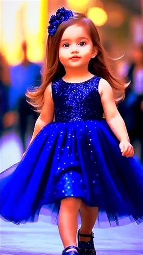 🌟 Tiny Fashion Queen on the Ramp! 👶 #usashorts #babyclothes #fashiontrends #usa