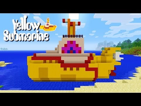 Minecraft: How To Make The Beatles Yellow Submarine