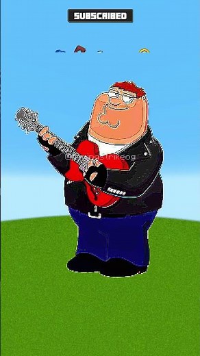 Family Guy's Funniest Characters in Minecraft Pixel Art | Peter Griffin, Meg Griffin, Brian & Stewie