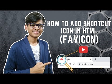 How to add shortcut icon (favicon) to a website in html | HTML Tutorial .