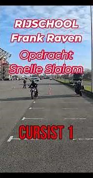 AVB Snelle Slalom Rijschool Frank Raven