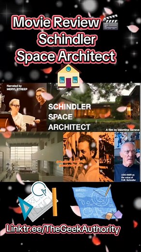 #MovieReview #SchindlerSpaceArchitect 🍿🍿🍿1/2 (Out of 5) Wonderful Doc About An Architect, Slightly Lengthy Film, But Very Enlightening Director and co-writer Valentina Ganeva along with the co-writer Gerald Casale gives us a documentary that introduces an architect with a very unique vision and design concepts that were ahead of their time. Architect R.M. Schindler's life story (1887-1953) unfolds in parallel with that of Modern Architecture. The film follows his journey from Vienna through C