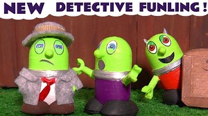 New Toy Detective Funling First Mystery Challenge Sign Pranks with Funny Funlings with Thomas and Fr