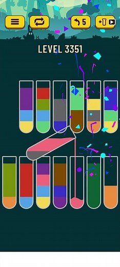 water sort puzzle - level 3351