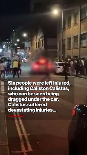 Maniac Uses Mercedes 'as Weapon' Plowing Through Crowd Outside Nightclub #shorts