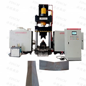 [Hot Item] GHQ(250~700) FINCM Tower Manufacture Angle Profile & Plates CNC Heating Bending Curving Machine