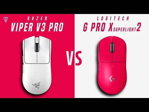 Razer Viper V3 Pro VS Logitech G Pro X Superlight 2