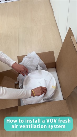 How to Install a VOV Fresh Air Ventilation System