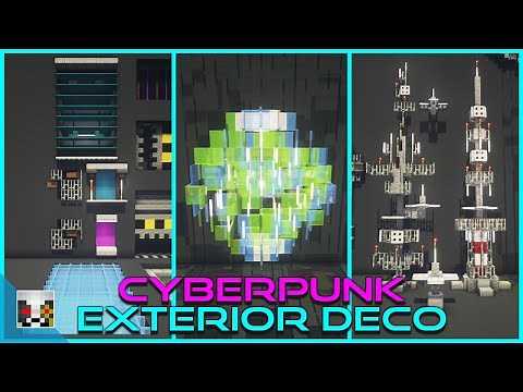 10+ Cyberpunk Exterior Build Ideas - Minecraft 1.17+