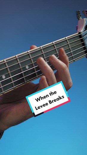 Sing this with me? If it keeps on raining, levee's going to break