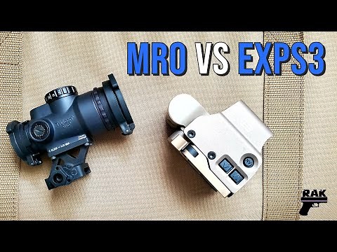 Trijicon MRO vs Eotech EXPS3 | Review + Comparison
