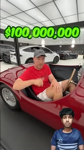 Kaisa dikhta hai $100,000,000 ka Ferrari? 🏎️🔥 #MrBeastmr beast hindi dubbed new video​
