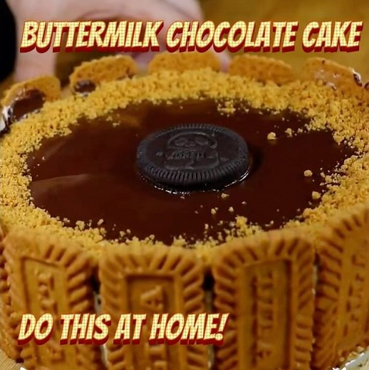 The Perfect Buttermilk Chocolate Cake-Rich,Moist & Irresistible!